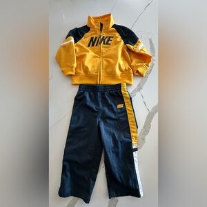 Nike Yellow & Blue Toddler Tracksuit Size 18M